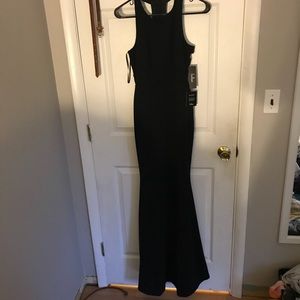 Lulus long black mermaid style dress